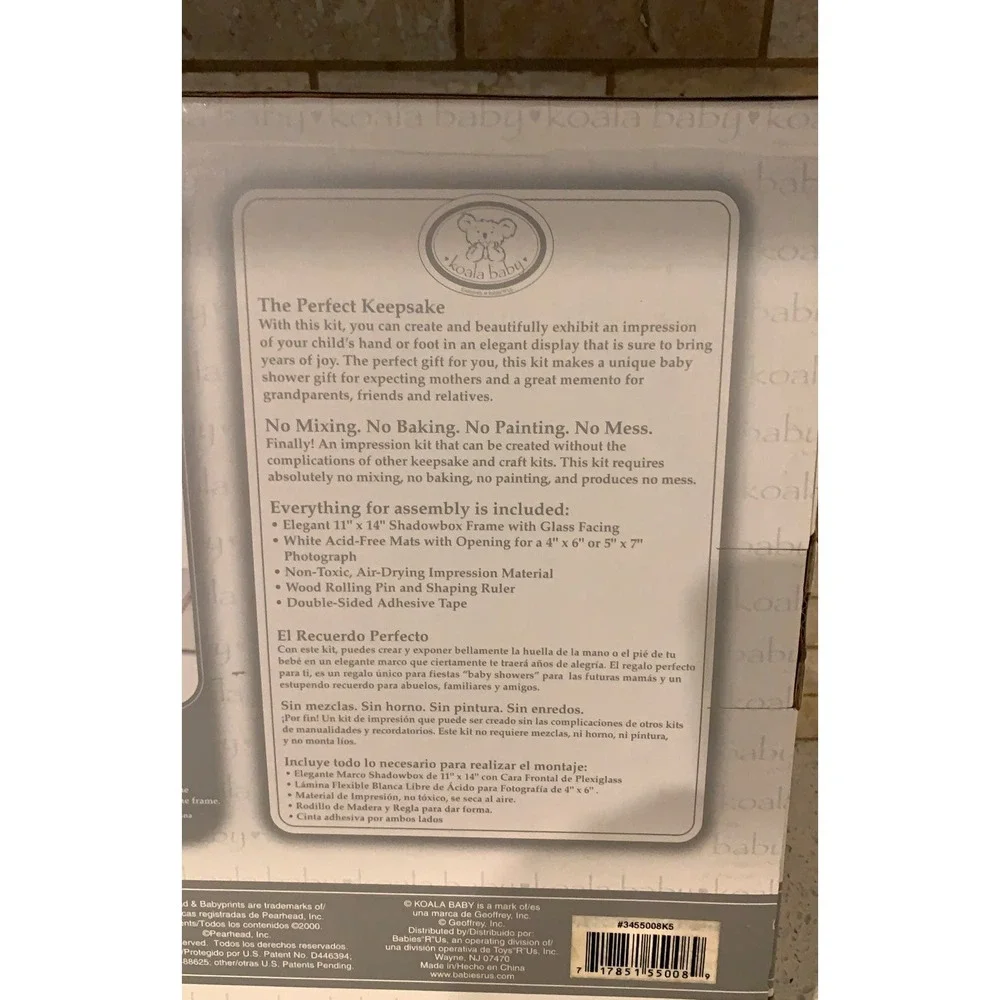 Baby's‎ foot print frame kit bq